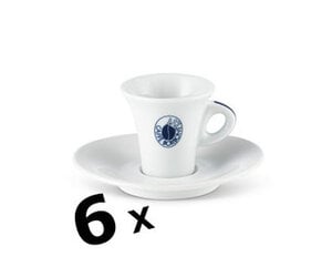 Boîte de 6 tasses à espresso en porcelaine de qualité Borbone - La  Capsulerie