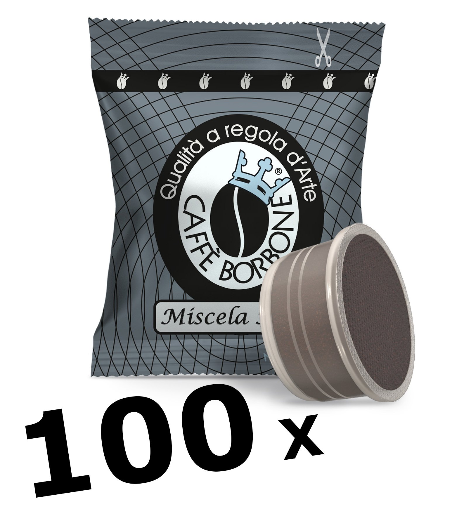 100 Capsules Café Borbone Mélange OR Comp. Lavazza Espresso Point