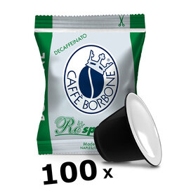 Caffè Borbone NESPRESSO - RESPRESSO  DEK - 100 capsules BORBONE