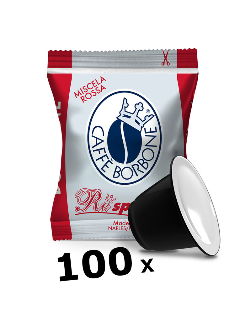 Caffè Borbone NESPRESSO - RESPRESSO  ROSSA - 100 capsules BORBONE