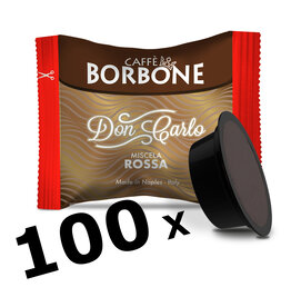 Caffè Borbone A MODO MIO - DON CARLO ROSSA - 100 capsules BORBONE