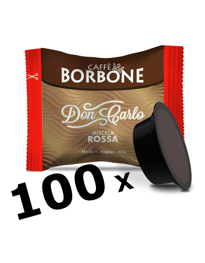 Caffè Borbone A MODO MIO - DON CARLO ROSSA - 100 capsules BORBONE