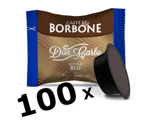 100 Capsules - Café Borbone Respresso mélange BLU compatible