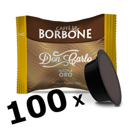 Caffè Borbone A MODO MIO - DON CARLO ORO - 100 capsules BORBONE