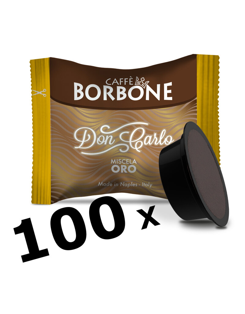 Caffè Borbone A MODO MIO - DON CARLO ORO - 100 capsules BORBONE