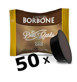 Caffè Borbone A MODO MIO - DON CARLO ORO - 50 capsules BORBONE