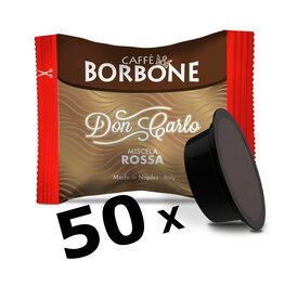 Caffè Borbone A MODO MIO - DON CARLO ROSSA - 50 capsules BORBONE