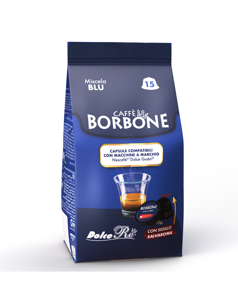 Caffè Borbone DOLCE GUSTO - BLU - 15 capsules BORBONE