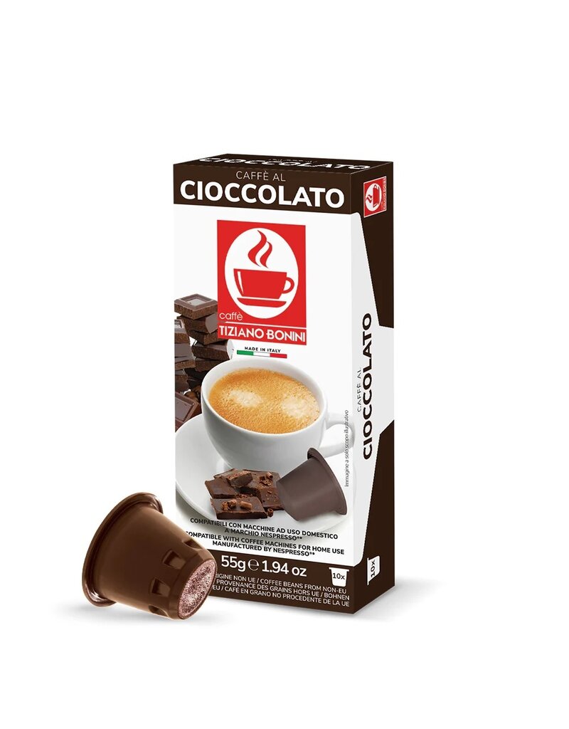 Caffè Bonini NESPRESSO - CAFÉ AROMATISÉ CHOCOLAT (Cioccolato) - 10 capsules BONINI