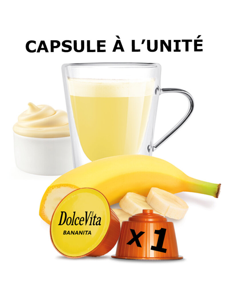 DolceVita 1 capsule DOLCE GUSTO - BANANITA (Banane) - à l'unité