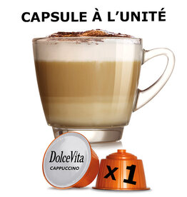 DolceVita 1 capsule DOLCE GUSTO - CAPPUCCINO (Café au lait en 1 capsule) - à l’unité