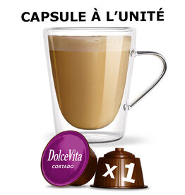 DolceVita 1 capsule DOLCE GUSTO - CORTADO (Macchiato sans sucre) - à l’unité