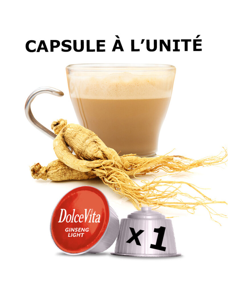 DolceVita 1 capsule DOLCE GUSTO - GINSENG LIGHT - individueel DOLCE VITA