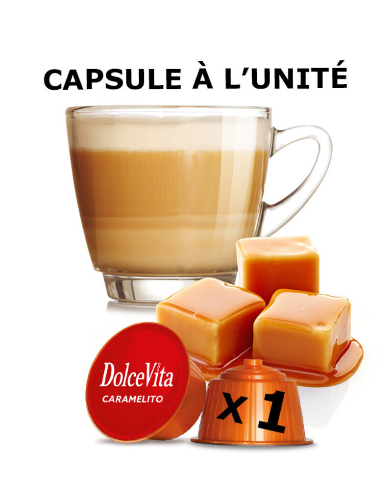 DolceVita 1 capsule DOLCE GUSTO - CARAMELITO (Caramel) - à l’unité DOLCE VITA