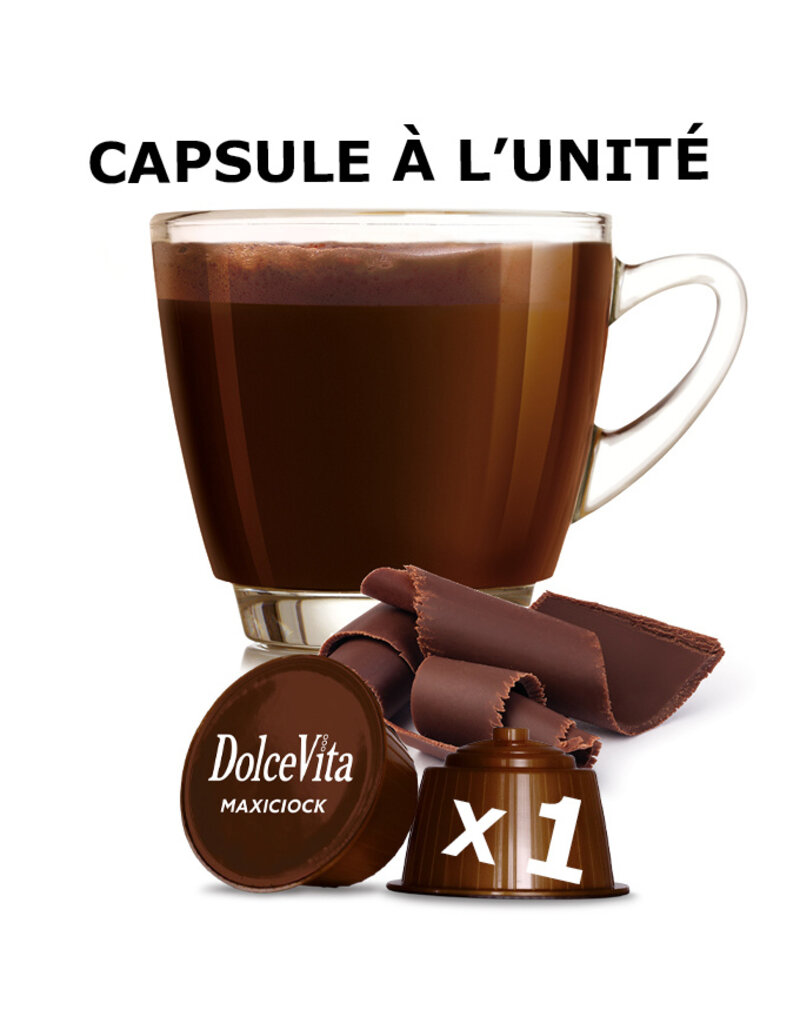 16 Capsules de CHOCOLAT CHAUD pour DOLCE GUSTO - La Capsulerie