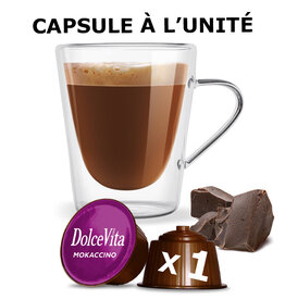 DolceVita 1 capsule DOLCE GUSTO - MOKACCINO (Café cacao) - à l’unité