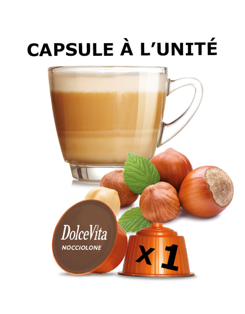 DolceVita 1 capsule DOLCE GUSTO - NOCCIOLONE (Noisette) - à l'unité DOLCE VITA