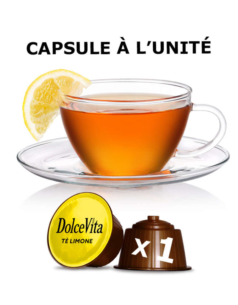 DolceVita 1 capsule DOLCE GUSTO - THÉ CITRON (Tè al limone) à l’unité