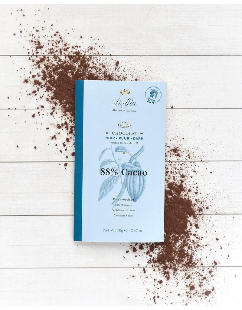 Dolfin CHOCOLAT NOIR - 88% CACAO - 70g DOLFIN