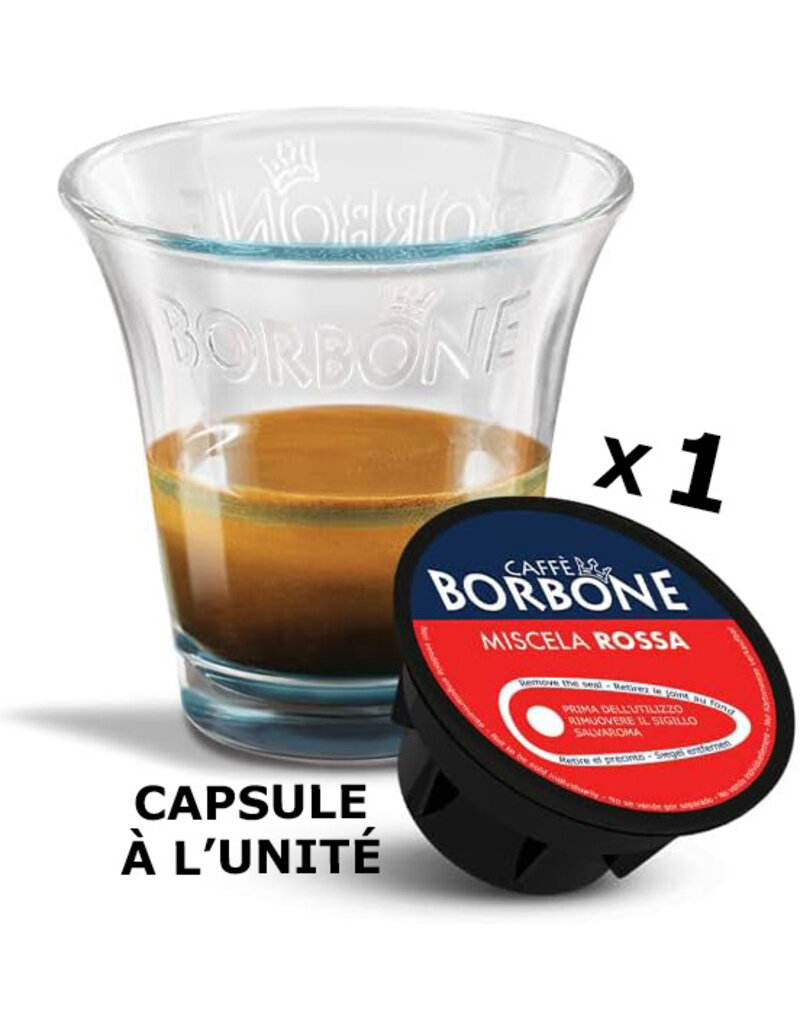 Caffè Borbone 1 capsule DOLCE GUSTO - ROSSA - à l'unité