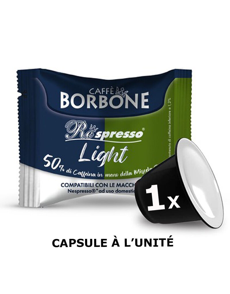 Caffè Borbone 1 capsule NESPRESSO - RESPRESSO LIGHT - à l'unité