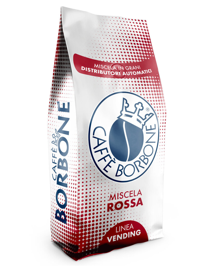 Caffè Borbone KOFFIEBONEN - 1kg ROSSA VENDING - BORBONE