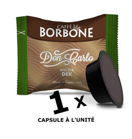 Caffè Borbone 1 capsule A MODO MIO - DON CARLO DEK - à l'unité BORBONE