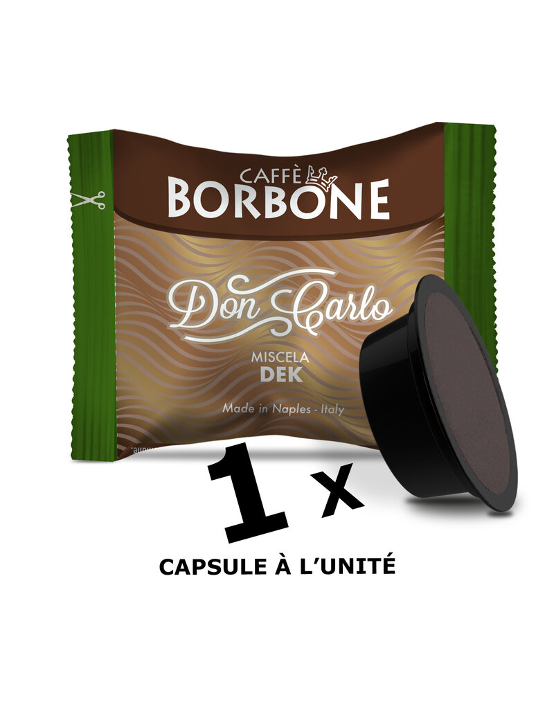 Caffè Borbone 1 capsule A MODO MIO - DON CARLO DEK - à l'unité BORBONE