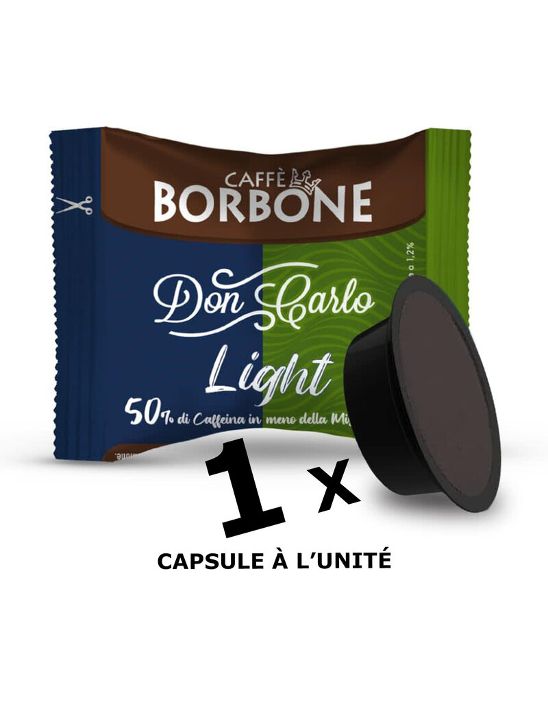 Caffè Borbone 1 capsule A MODO MIO - DON CARLO LIGHT - à l'unité BORBONE