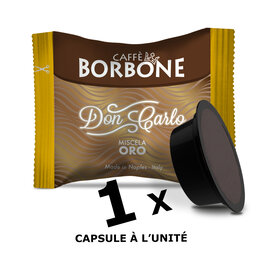 Caffè Borbone 1 capsule A MODO MIO - DON CARLO ORO - à l'unité BORBONE