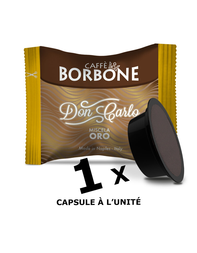 Caffè Borbone 1 capsule A MODO MIO - DON CARLO ORO - à l'unité BORBONE