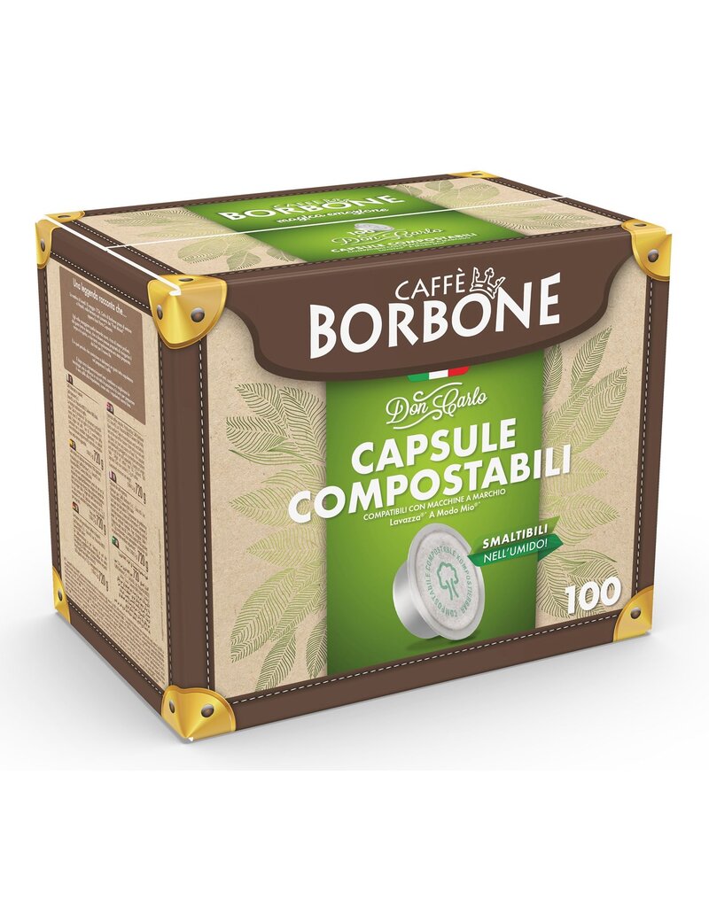 Caffè Borbone A MODO MIO - DON CARLO ORO - 100 capsules compostables BORBONE