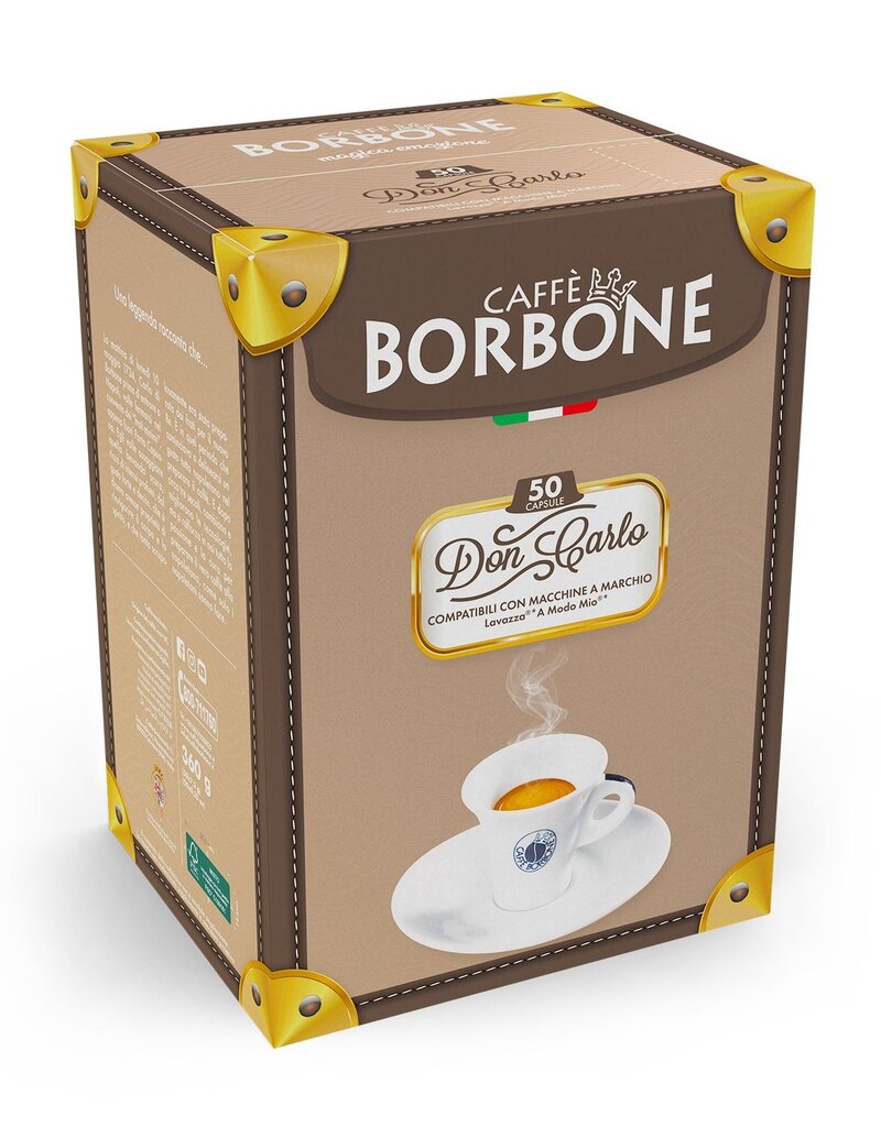 Caffè Borbone A MODO MIO - DON CARLO DEK (Cafeïnevrije) - 50 capsules BORBONE