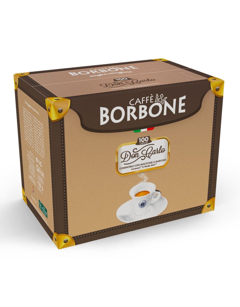 Caffè Borbone A MODO MIO - DON CARLO NERA - 100 capsules BORBONE