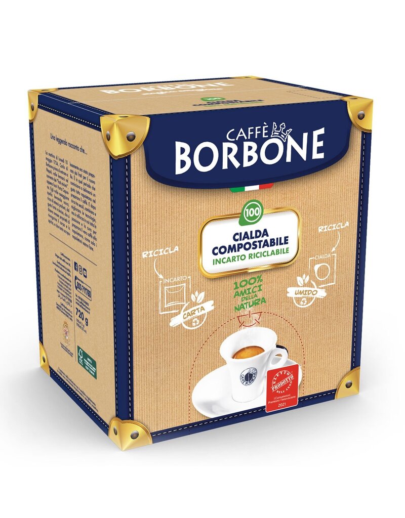 Caffè Borbone ESE44 - DEK - 100 dosettes BORBONE