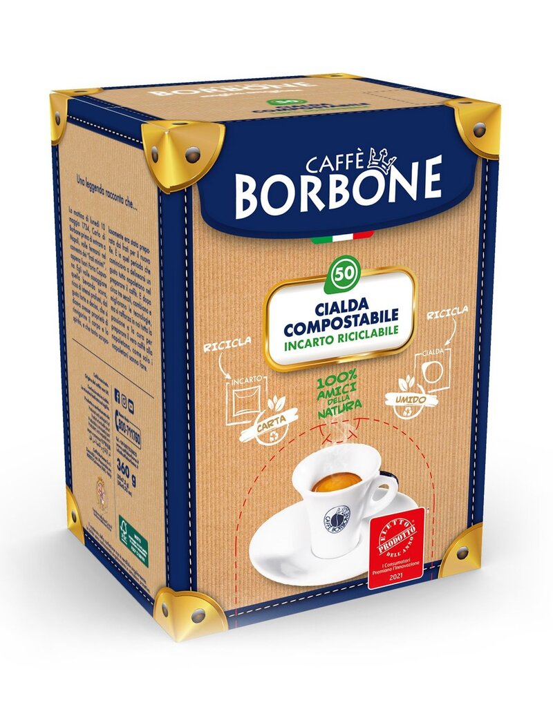 Caffè Borbone ESE44 - BLU - 50 dosettes BORBONE