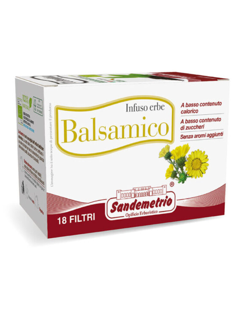 Sandemetrio  THEEZAKJES - BALSAMICO INFUSIE - 18 theefilters SANDEMETRIO