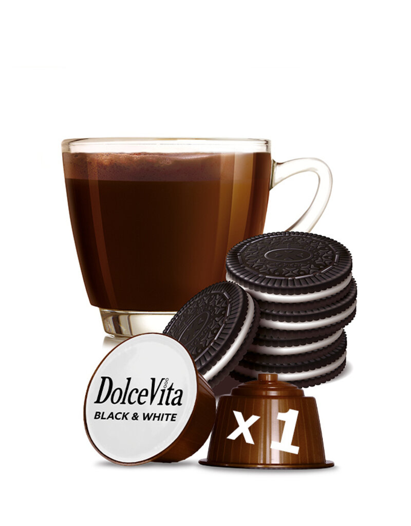 DolceVita 1 capsule DOLCE GUSTO - OREO CHOCOLADE (Black & White) - individueel DOLCE VITA