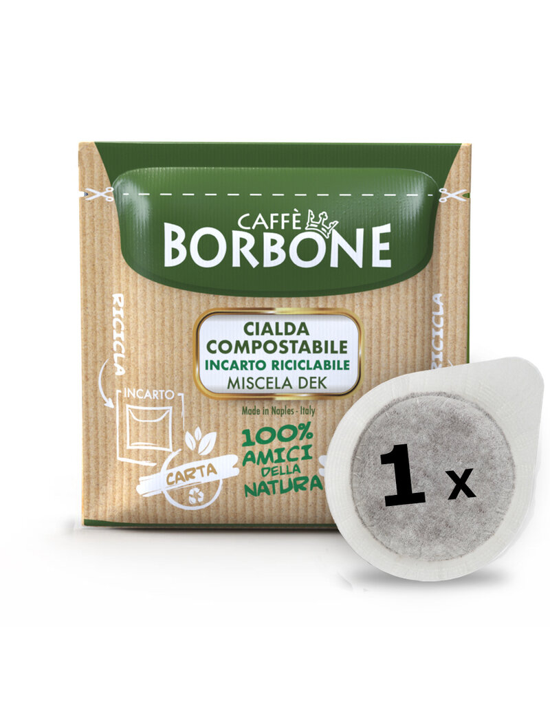 Caffè Borbone 1 koffiepad ESE44 - DEK (Cafeïnevrije) - individueel BORBONE