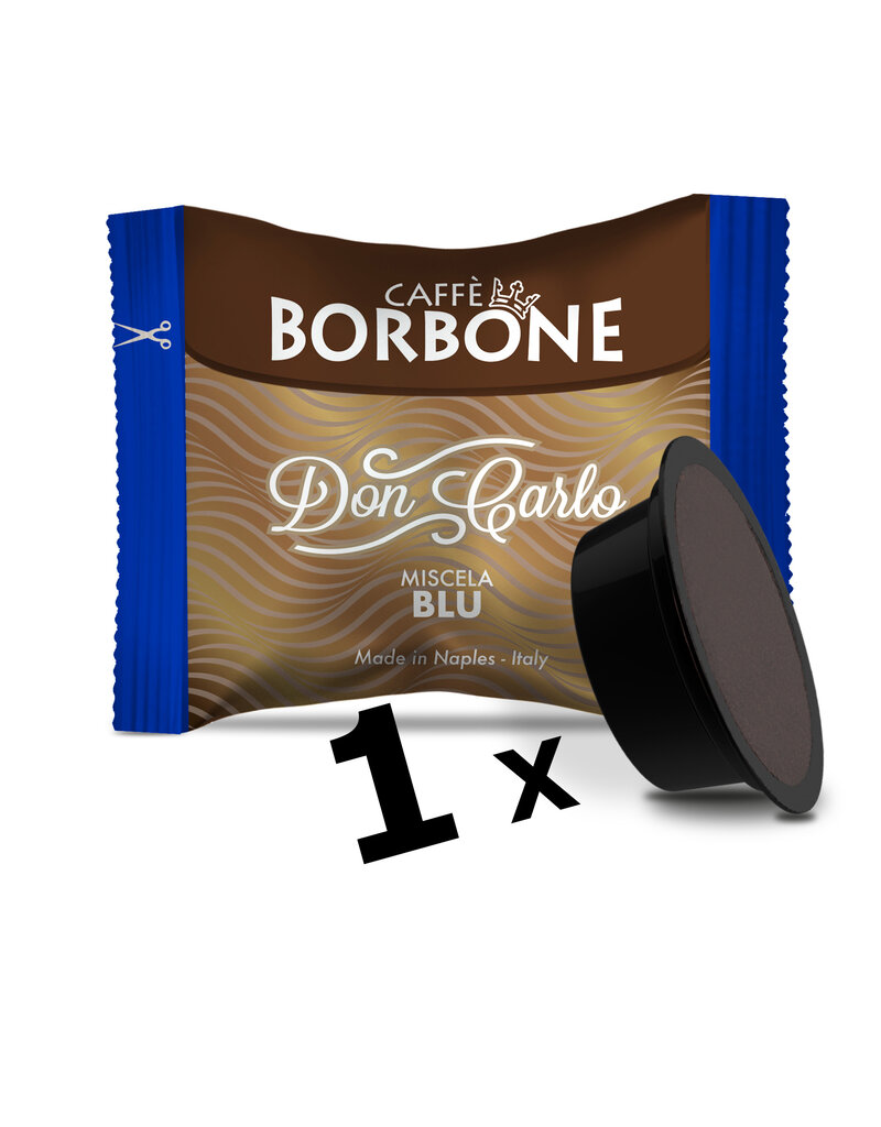 Caffè Borbone 1 capsule A MODO MIO - DON CARLO BLU - individueel BORBONE