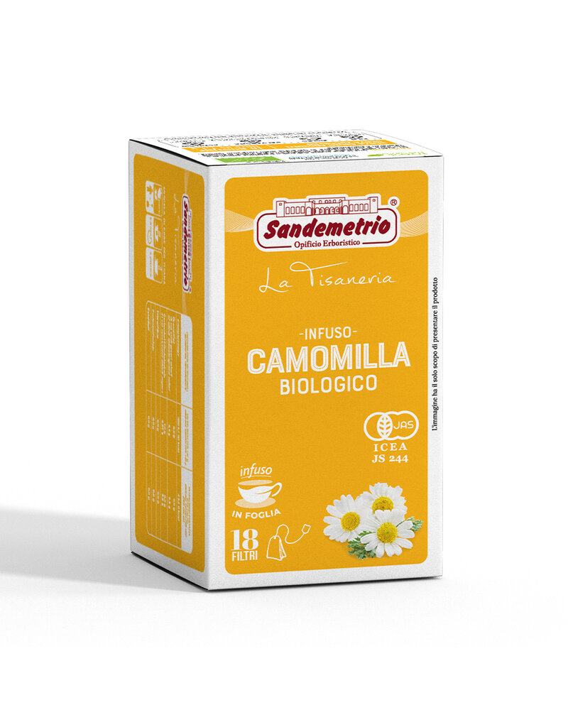 Sandemetrio SACHETS - CAMOMILLA (Infusion camomille) BIO - 18 filtres SANDEMETRIO