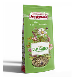 Sandemetrio VRAC - 100G - DEPURATIVA CON CARCIOFO (Tisane purifiante à l'artichaut) BIO - SANDEMETRIO