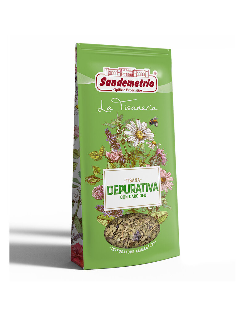 Sandemetrio VRAC - 100G - DEPURATIVA CON CARCIOFO (Tisane purifiante à l'artichaut) BIO - SANDEMETRIO