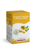 Sandemetrio ESE44 - TÈ CURCUMA LIMONE E MIELE (Thé curcuma, citron et miel) - 18 dosettes SANDEMETRIO