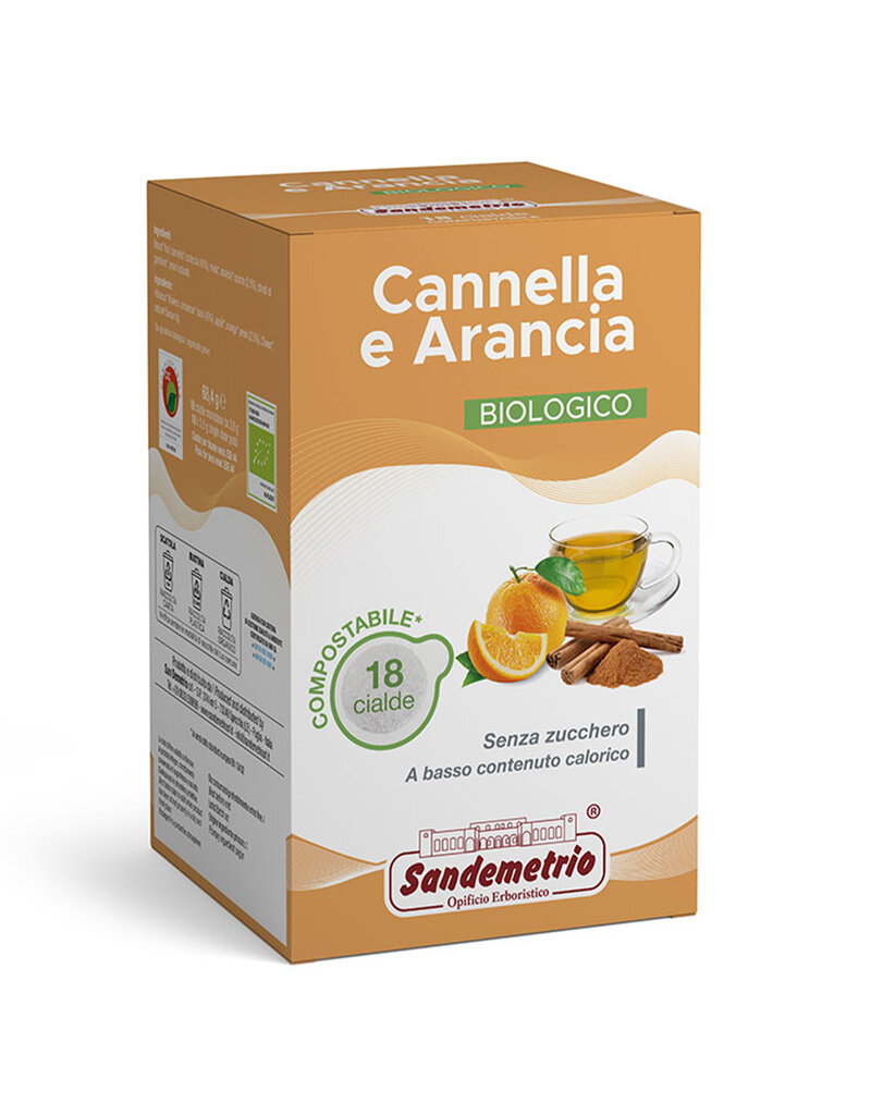 Sandemetrio ESE44 - SINAASAPPEL EN KANEEL (Cannella e arancia) BIOLOGISCH - 18 pads SANDEMETRIO