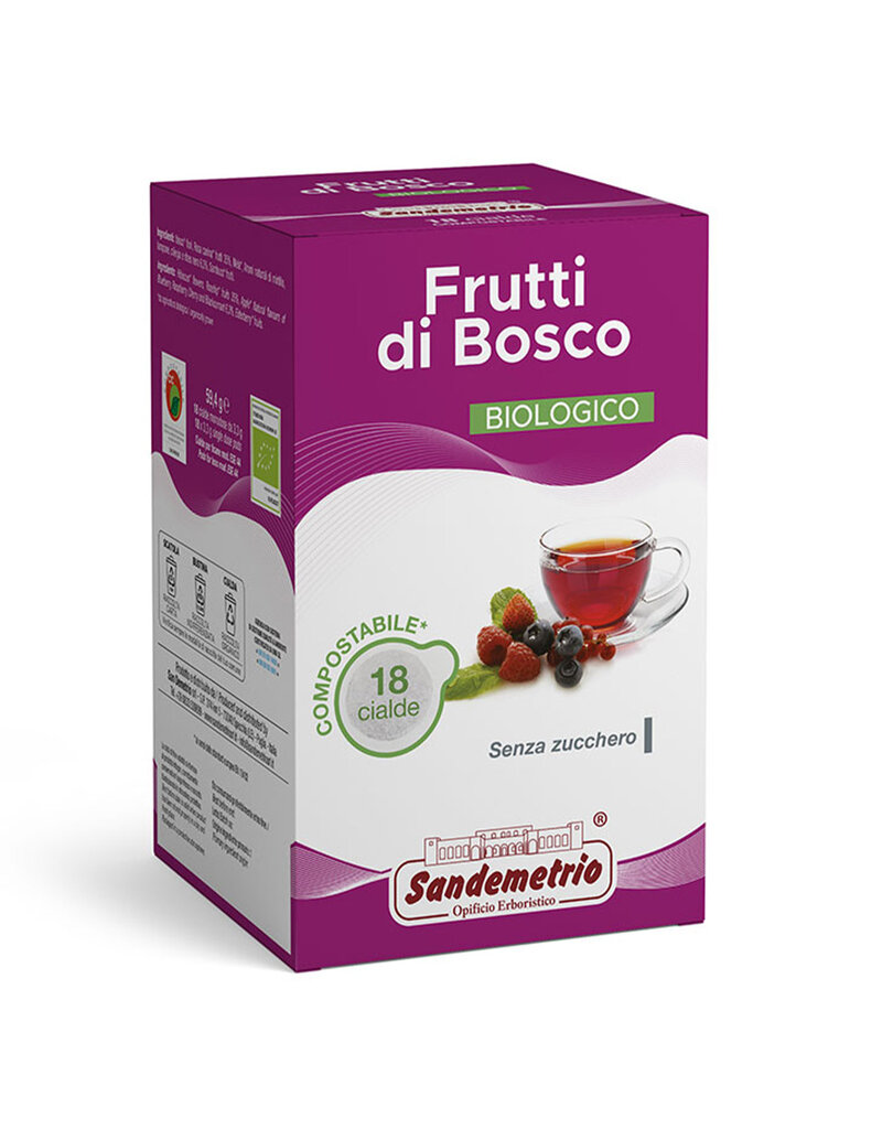 Sandemetrio ESE44 - BOSVRUCHTEN (Frutti di bosco) BIOLOGISCH - 18 pads SANDEMETRIO