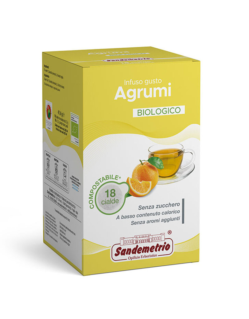 Sandemetrio ESE44 - CITRUSVRUCHTEN (Agrumi) BIOLOGISCH - 18 pads SANDEMETRIO