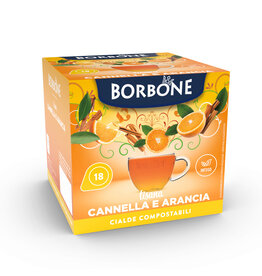 Caffè Borbone ESE44 - SINAASAPPEL EN KANEEL INFUSIE (Cannella e arancia) - 18 pads BORBONE