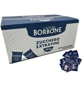 Caffè Borbone SUCRE BLANC - 2500 sachets individuels - 10kg - BORBONE