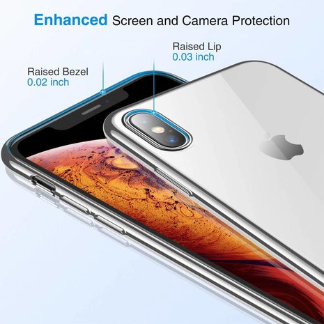 ShieldCase® ShieldCase Ultra thin iPhone X / Xs case transparant silicone ShieldCase® ShieldCase Ultra thin iPhone X / Xs case transparant silicone